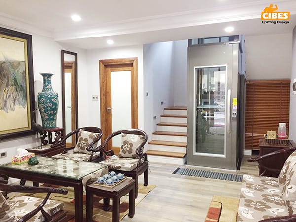 thang máy cho nhà cải tạo